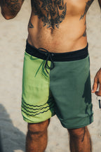 Boardshort Green Reversible